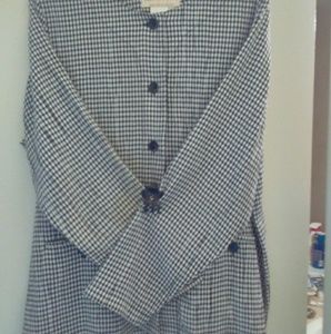 Jacket Black and  White print Cotton